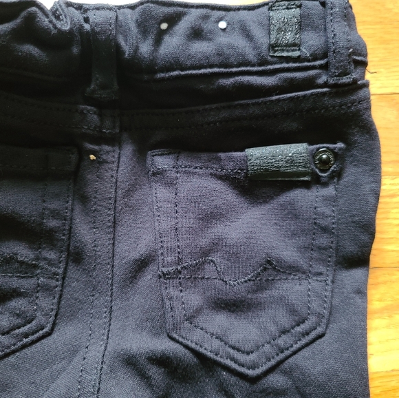 4 for $28 - 7 For All Mankind 24m Black Jeggings - Picture 4 of 4